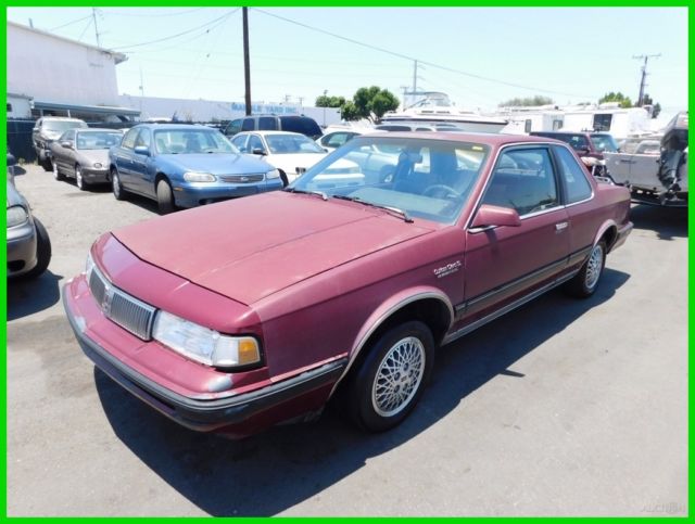 1989 Oldsmobile Cutlass SL 3.3L V6 12V Automatic 1989 Oldsmobile Cutlass SL