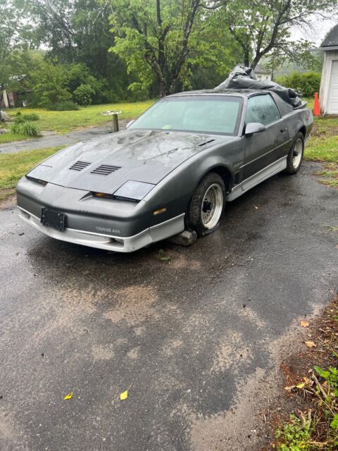 1989 Pontiac Firebird Coupe Grey RWD Automatic TRANS AM 1989 Pontiac Firebird TRANS AM