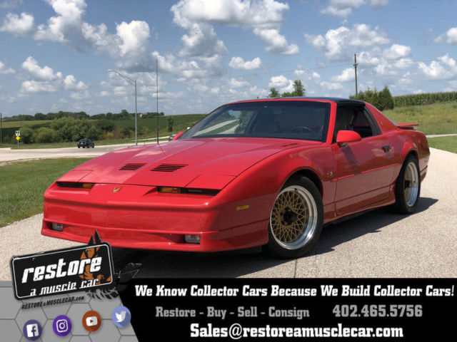 1989 Pontiac Trans Am 60971 Miles Bright Red Coupe 350 V8 L98 4 Speed Automatic 1989 Pontiac Trans Am --