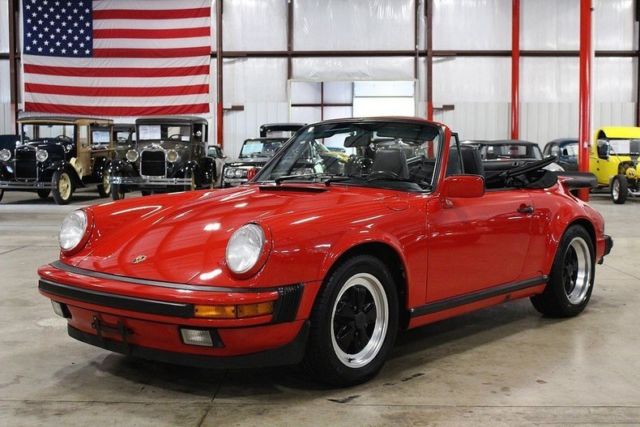 1989 Porsche 911 43274 Miles Red Convertible 3.2L H6 5 Speed Manual 1989 Porsche 911 --