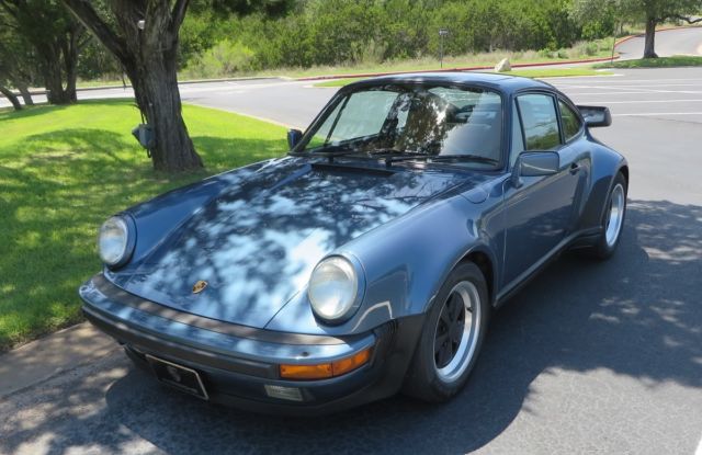 1989 Porsche 911 930 Turbo Coupe - Baltic Blue - 35k Miles - Dozens of Photos 1989 Porsche 930 Turbo