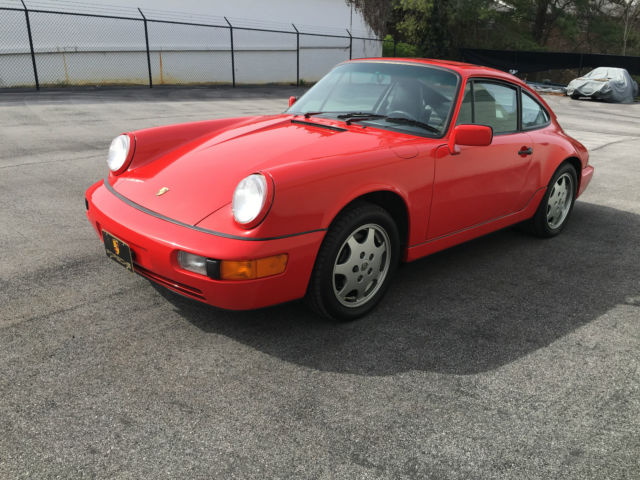 1989 Porsche 911 Carrera 4 Coupe 2-Door 3.6L 1989 Porsche 911 Carrera 4