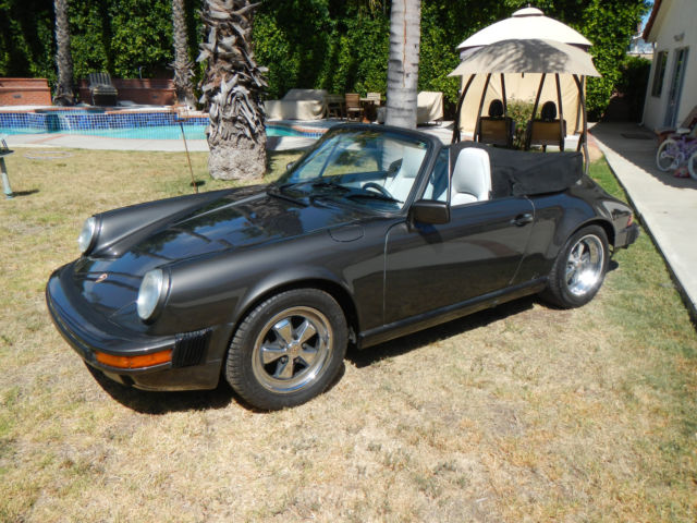 1989 Porsche 911 Carrera Cabriolet 2 owner $40k inrecords clean california car 1989 Porsche 911