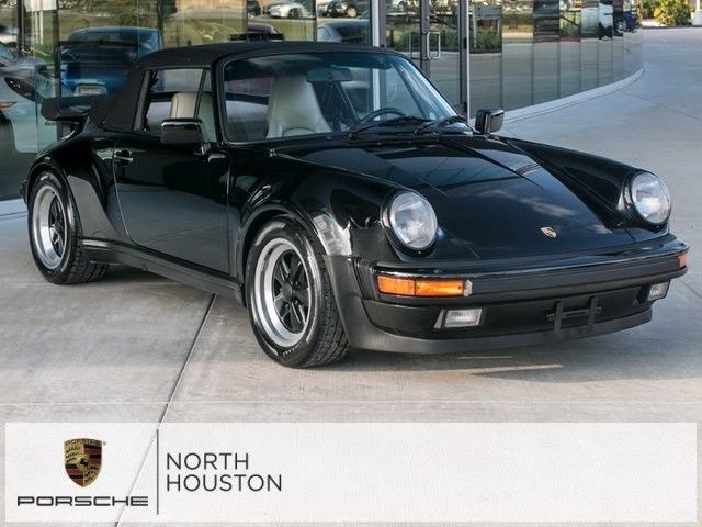 1989 Porsche 911 Turbo Cabriolet 54977 Miles Black 5-Speed Manual 1989 Porsche 911 Turbo Cabriolet