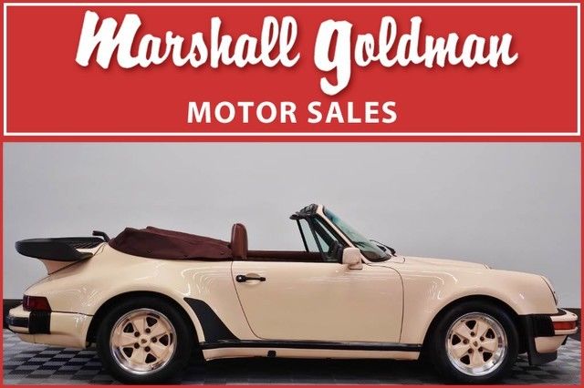 1989 Porsche 911 Turbo cabriolet in Apricot Beige only 21,500 miles 1989 Porsche 930 Turbo Cabriolet