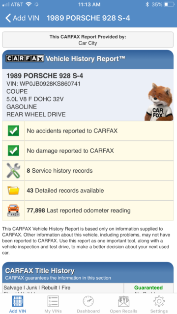 1989 Porsche 928 CD Player, Leather Seats, Sunroof - photo 3