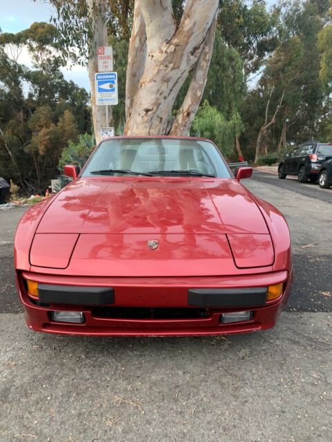 1989 Porsche 944 Red Manual 2.7L 1989 Porsche 944