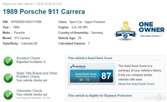 1989 Porsche Cabriolet Turbo Look Convertible - photo 2