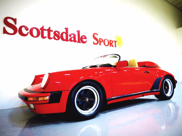 1989 PORSCHE SPEEDSTER * 22K MILES * FRESHLY RESTORED to HIGHEST STANDARDS 1989 Porsche 911 CONCOUR QUAILITY RESTORATION 2016. DOCUMENTATION F