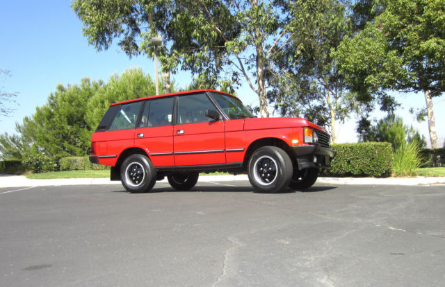 1989 RANGE ROVER CLASSIC LOW LOW MILES 1989 Land Rover Range Rover SWB