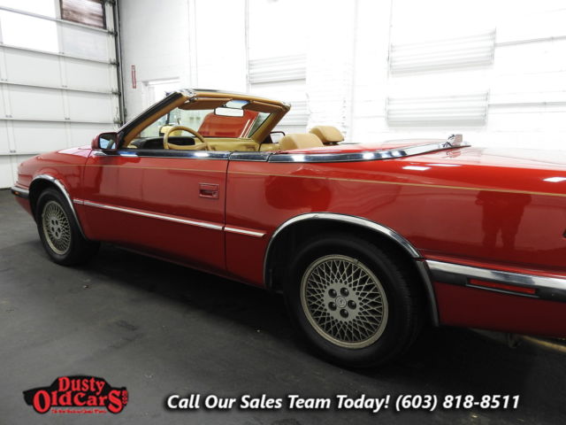 1989 Chrysler TC By Maserati 2.2L Turbo 3 spd auto Good Condition - photo 8
