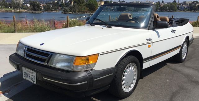 1989 Saab 900 Turbo 88,613 Miles white 4 Cylinder Engine 2.0L/121 Automatic 1989 Saab 900 --