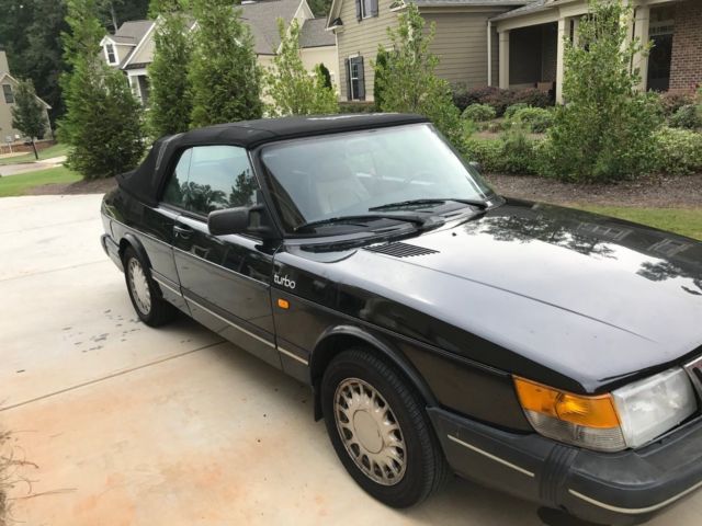 1989 SAAB 900 TURBO CONVERTIBLE 5 speed - NO RESERVE AUCTION 1989 Saab 900
