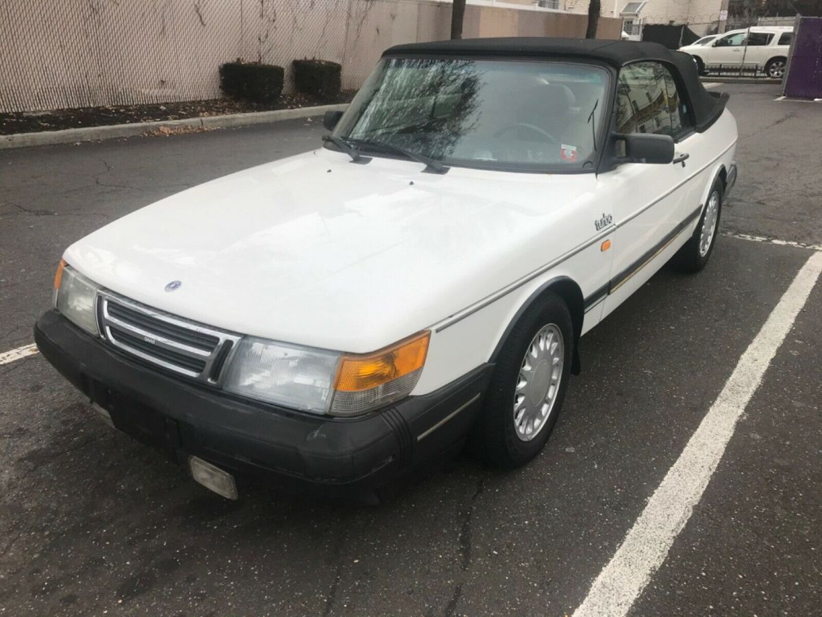 1989 Saab 900 Turbo convertible auto ac leather classic collectible runs drives 1989 Saab 900 900 turbo