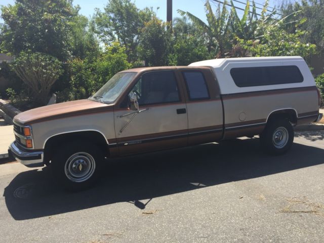 1989 Silverado 3500 454 with 5th wheel tow package 29000 miles with shell 1989 Chevrolet Silverado 3500