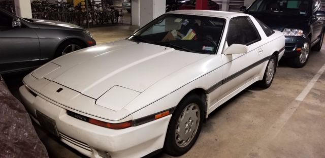 1989 SUPRA, OWNED & GARAGED SINCE 1990. WHITE, TARGA ROOF, 158K, RUNS GREAT! 1989 Toyota Supra