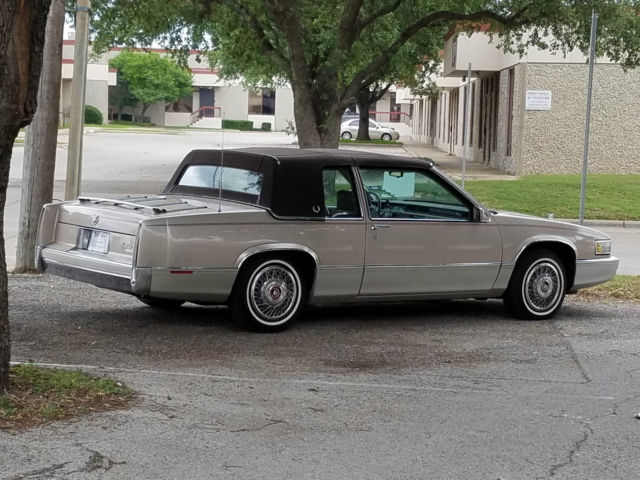 1989 Texas Cadillac Coupe Deville 87K Cabriolet RARE Firemist Color Combo SMOOTH 1989 Cadillac DeVille Coupe DeVille