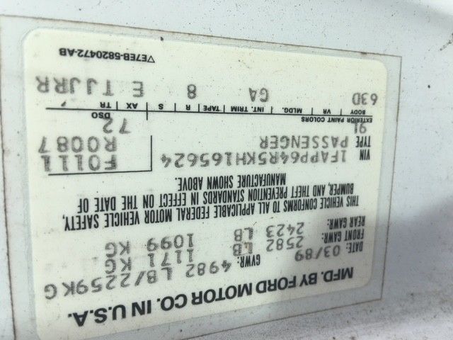 1989 Ford Thunderbird supercoupe - photo 7