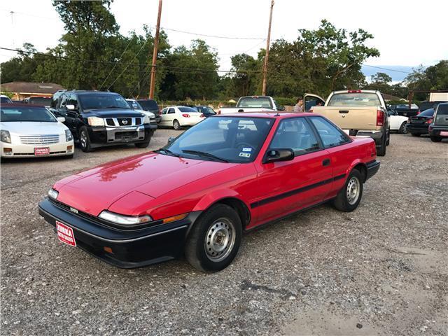 1989 Toyota Corolla SR5 Sport 93,587 Miles Red 4 Cylinder Engine 1.6L/97 5-Spee 1989 Toyota Corolla SR5 Sport