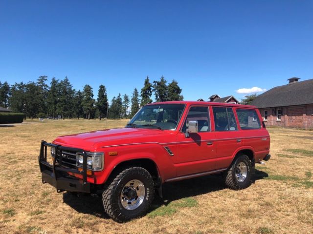 1989 Toyota Land-Cruiser FJ62 VERY CLEAN LOW MILES RUSTFREE WORLDWIDE NO RESERVE 1989 Toyota Land Cruiser FJ62