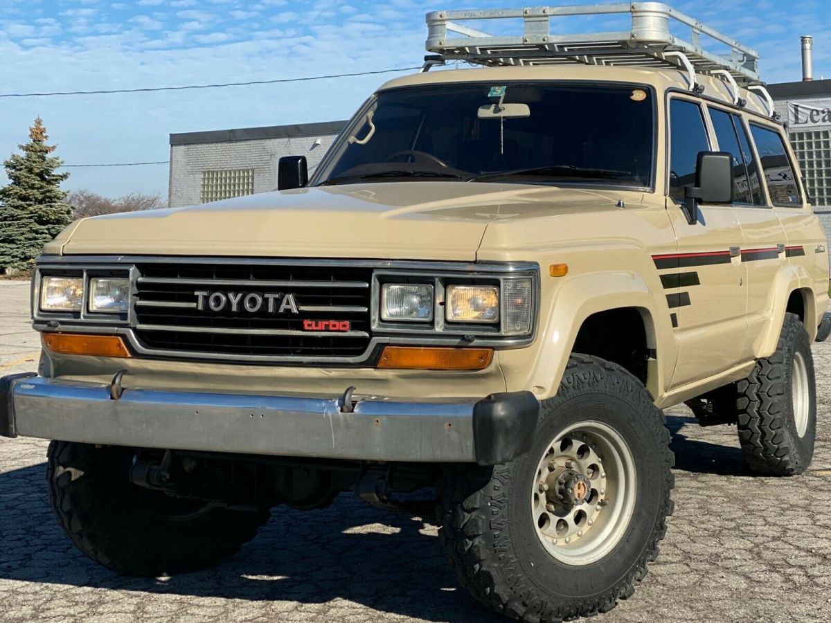 1989 TOYOTA LAND CRUISER HJ62 TURBO DIESEL LOCKERS HIGH ROOF JAPANESE IMPORT FJ 1989 Toyota Land Cruiser