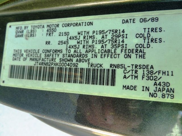 1989 Toyota PICKUP DELUXE - photo 10