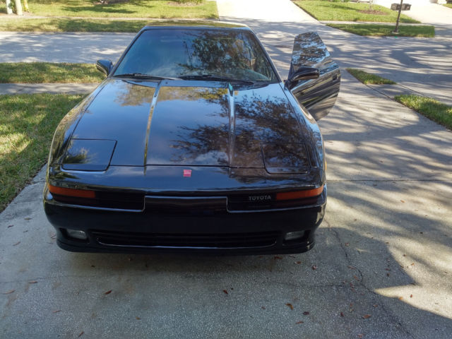 1989 Toyota Supra Turbo Targa top 1989 Toyota Supra Black