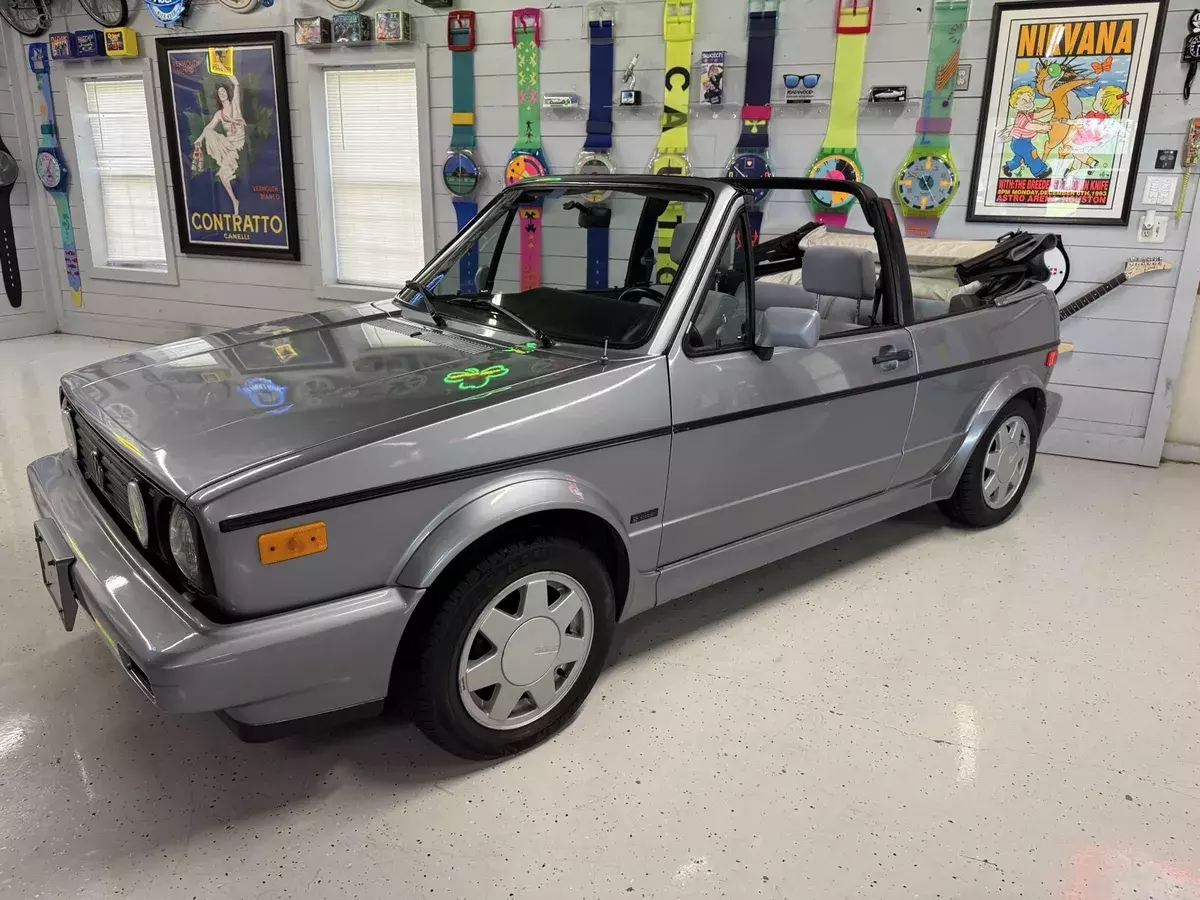 1989 Volkswagen Cabriolet Grey 1989 Volkswagen Cabriolet