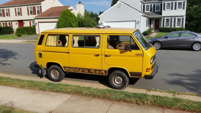 1989 Volkswagen Vanagon Syncro 1989 Volkswagen Other SYNCRO