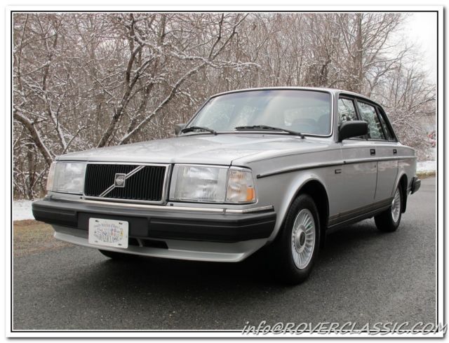 1989 VOLVO 244 GL ... 95,022 Original Miles ONE OWNER 1989 Volvo 240
