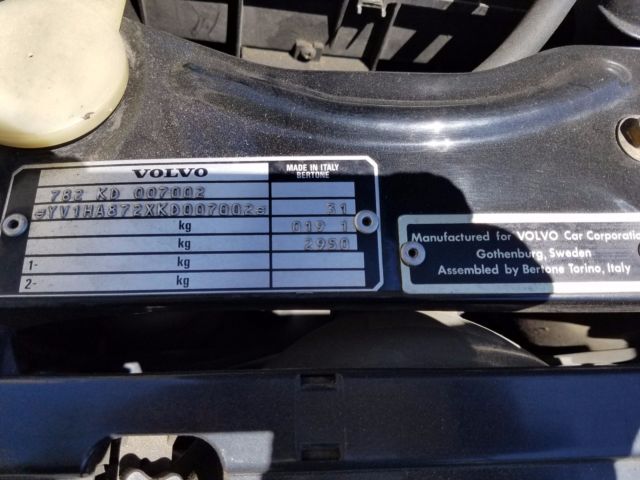 1989 Volvo Other Bertone Turbo Rare Coupe Barn Yard Collectible - photo 6