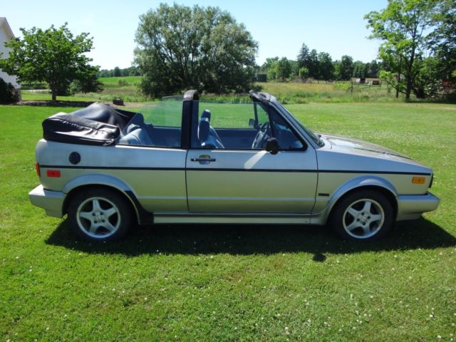 1989 VW Cabriolet Cabrio Karmann Clean Ohio Title 1989 Volkswagen Cabrio
