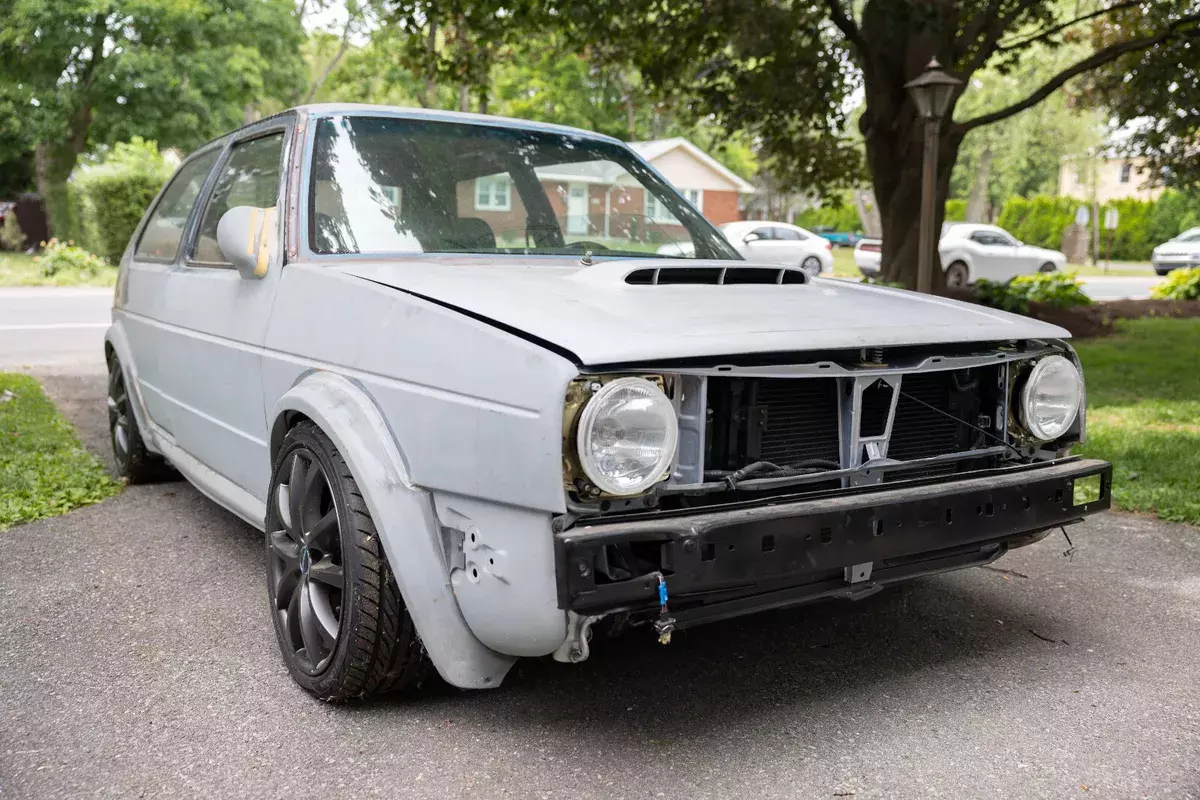 1989 VW Golf PROJECT CAR with 12V VR6 swap and many extras 1989 Volkswagen Golf GL