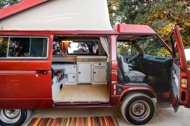 1989 VW Vanagon Westfalia Pop-Top -- FULL Camper Van 1989 Volkswagen Bus/Vanagon Vanagon GL Westfalia