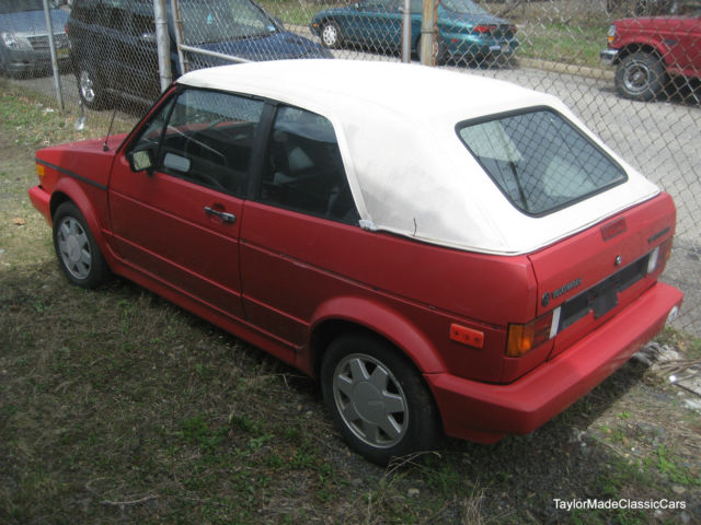 1989 Volkswagen Cabrio Cabriolet - photo 2