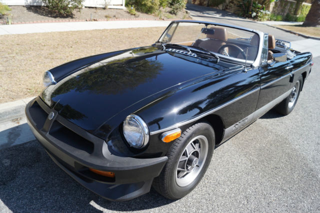 198O MGB LIMITED EDITION - ORIG OWNER CAR WITH 71K ORIG MILES - O/D & RARE AC! 1980 MG MGB Black