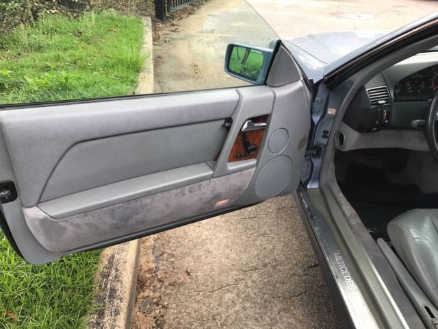 1990 Mercedes-Benz SL-Class Leather Seats, Gray - photo 12