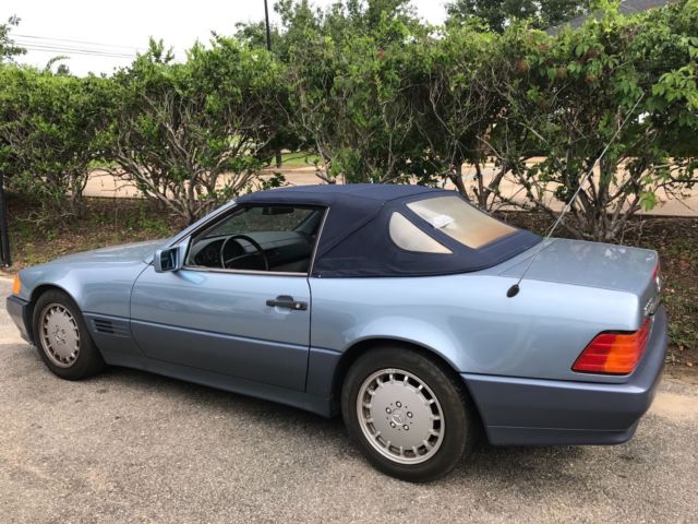 1990 Mercedes-Benz SL-Class Leather Seats, Gray - photo 5