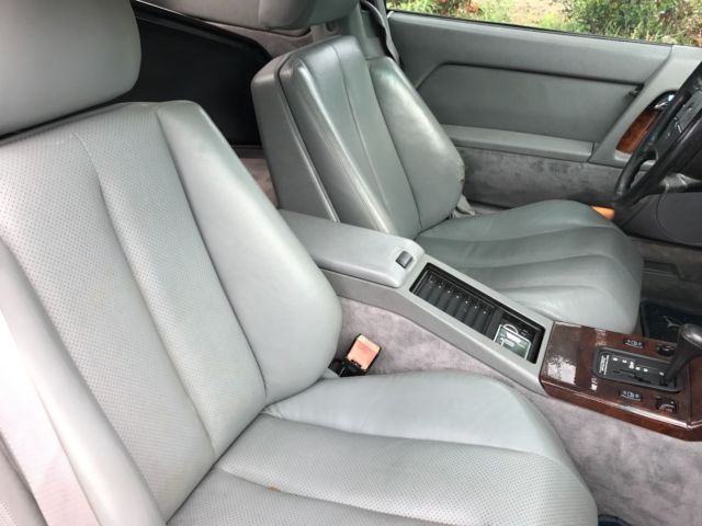 1990 Mercedes-Benz SL-Class Leather Seats, Gray - photo 6