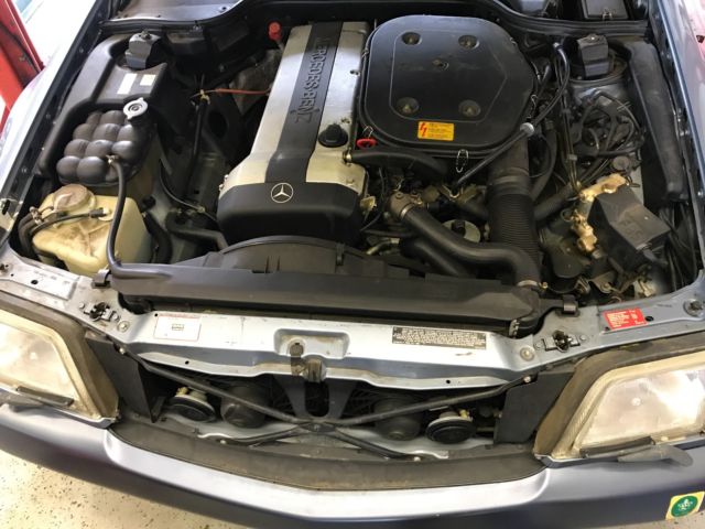 1990 Mercedes-Benz SL-Class Leather Seats, Gray - photo 9