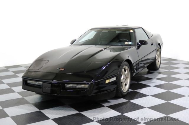 1990 73205 Miles Chevrolet Corvette CORVETTE 6 SPEED COUPE BLACK ON BLACK Hatchb 1990 Chevrolet Corvette CORVETTE 6 SPEED COUPE