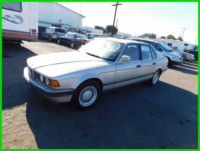1990 735i Used 3.4L I6 12V Automatic NO RESERVE 1990 BMW 7-Series 735i