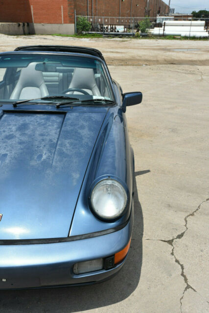 1990 Porsche 911 NO RESERVE!! 964 C4 manual Targa, Baltic Blue met - photo 12