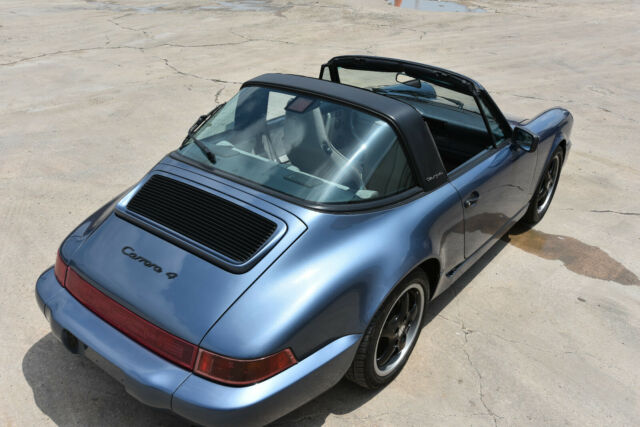 1990 Porsche 911 NO RESERVE!! 964 C4 manual Targa, Baltic Blue met - photo 2