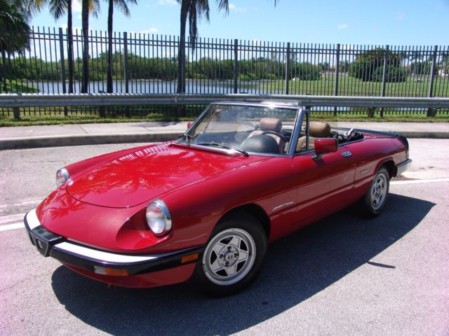 1990 ALFA ROMEO SPIDER VELOCE 80K MILES LOW RESERVE RUST FREE GREAT CONDITION 1990 Alfa Romeo Spider VELOCE