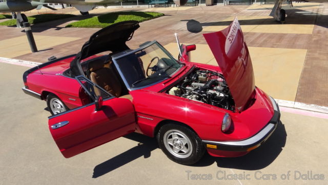 1990 Alfa Romeo Spider Veloce Convertible Classic Italian Sports Car / VIDEO 1990 Alfa Romeo Spider