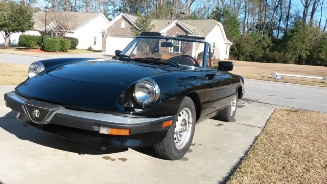 1990 Alpha Romeo Graduate Spider 1990 Alfa Romeo Spider convertible