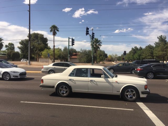 1990 Bentley Turbo R White with $12,000 Wheel Package 1990 Bentley Turbo R