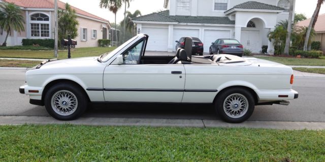 1990 BMW 325i Convertible (E30) w/31k miles, full service history, 5 speed 1990 BMW 3-Series
