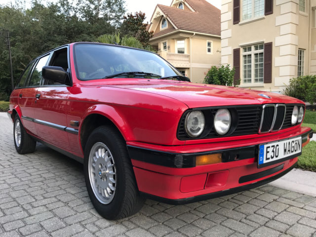 1990 BMW E30 318i WAGON TOURING EUROPEAN RHD 5 SPEED MANUAL 82K Miles RUNS GREAT 1990 BMW 3-Series Wagon